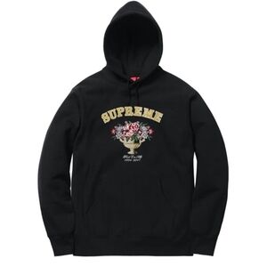 Supreme 17aw centerpiece hooded sweatshirt Parker S Cotton - Size Large